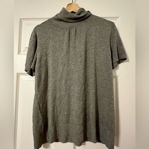 H&M cowl neck, shirt sleeved knit top size Large